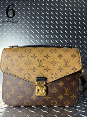 Louis Vuitton Monogram Reverse Pochette Métis in Brown